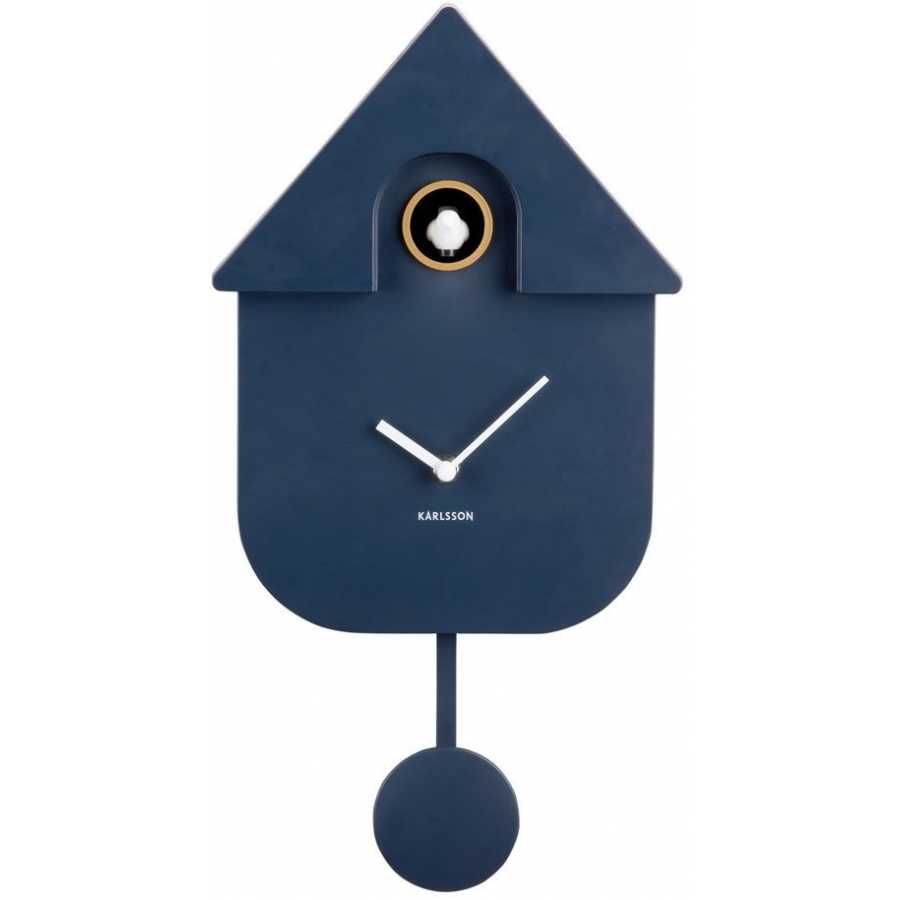 Karlsson Cuckoo Wall Clock Dark Blue Naken Interiors